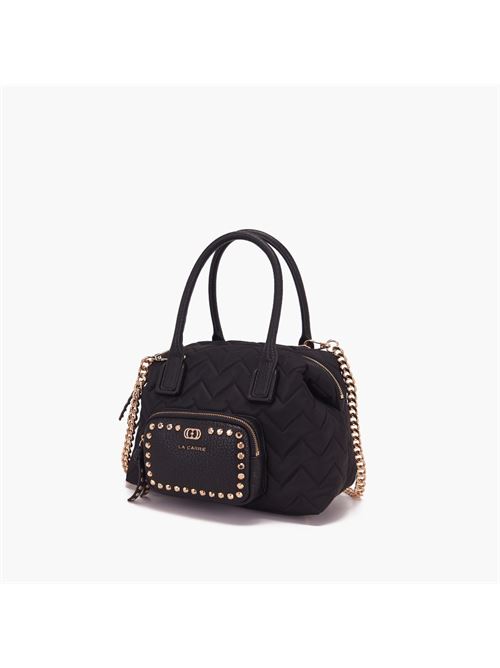 BORSA A MANO DARK WAVE BLACK LA CARRIE | 142M-WB-332-NYSX